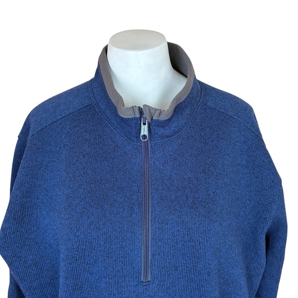 Life Is Good Blue and Gray Knit Pullover-Sz M - Picture 6 of 13